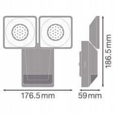 LEDVANCE Reflektor LED svetilka 16W 1500lm 4000K Nevtralno bela IP55 s senzorjem gibanja in somraka Pro Spot Endura 