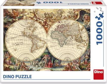 Dino Puzzle Zgodovinski zemljevid 1000 kosov