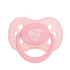 Canpol babies Silikonski dudelec Cherry 18m+ Pastelne barve - roza