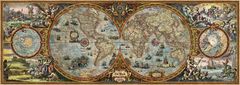 Heye Panoramska sestavljanka Zemljevid sveta (polobla) 6000 kosov