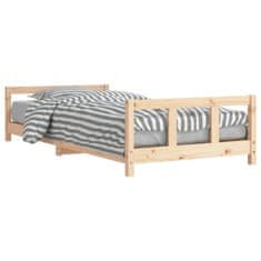Vidaxl Otroški posteljni okvir 90x200 cm trdna borovina