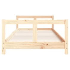 Vidaxl Otroški posteljni okvir 80x200 cm trdna borovina