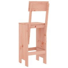 Vidaxl Barski stolček 2 kosa 40x48,5x115,5 cm trden les douglas