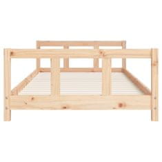 Vidaxl Otroški posteljni okvir 90x200 cm trdna borovina