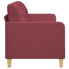 Vidaxl Trosed vinsko rdeč 180 cm blago
