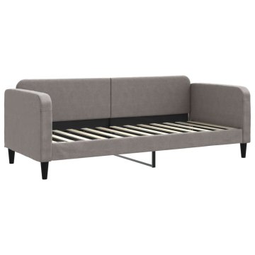 Vidaxl Raztegljiv kavč taupe 80x200 cm blago