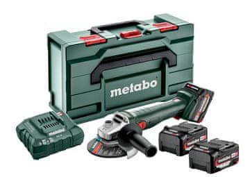 shumee METABO KOTNI BRUSILNIK W 18 L 9-125 QUICK 3x4,0Ah
