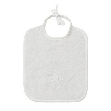 Möve Otroška oprsnica z vrvico MÖVE STARS siva, 29 x 34 cm