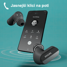 Philips TAT3508BK brezžične slušalke z ANC, črna