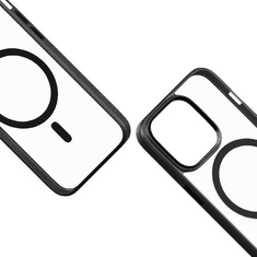 EPICO ovitek za iPhone 15 Pro Max (Ultra) s podporo MagSafe, prozoren-črn (81410101300002)