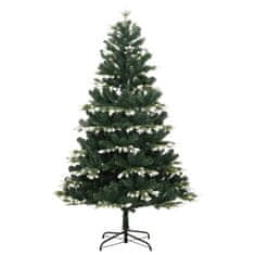 Vidaxl Umetna novoletna jelka s snegom 150 cm