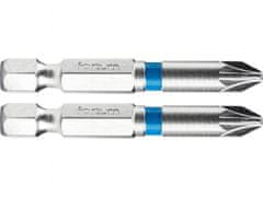 Fortum Križna točka pozidriv, nastavljeno 2ks, PZ 2x50mm, S2