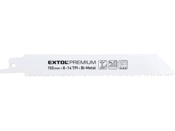 Extol Premium Rezine za repove žage 3ks, 150x19x0,9mm, Bimetal