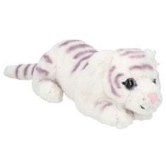 Top Model Plyšový tygr , Bílo-fialový, 50 x 20 x 12 cm