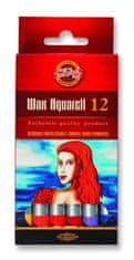 Koh-i-Noor barvice WAX AQUARELL set 12 kosov