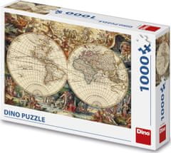 Dino Zgodovinska karta 1000 Puzzle