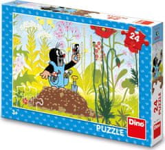 Dino Krtek v klobuku 24 Puzzle