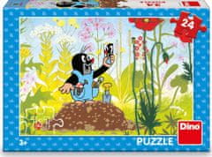Dino Krtek v klobuku 24 Puzzle