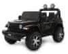 BabyCAR 12V Jeep WRANGLER RUBICON črn - otroški električni avto