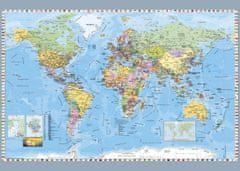 Dino Puzzle Politični zemljevid sveta 1000 kosov