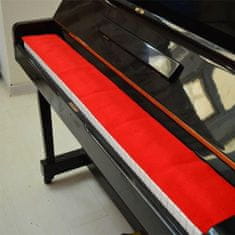 Northix Zaščitna prevleka za klavir - rdeča 