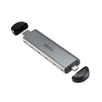 M.2 SATA/NVMe SSD na USB 3.1 Gen 2