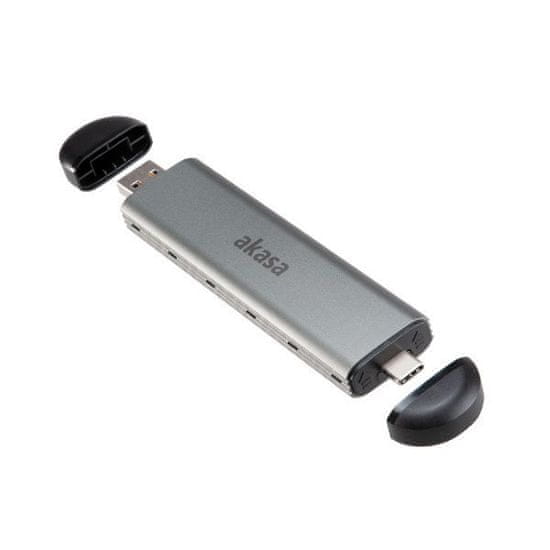 M.2 SATA/NVMe SSD na USB 3.1 Gen 2