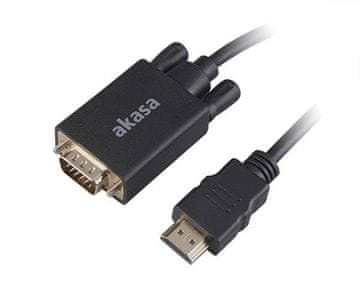 Akasa - Adapter HDMI na D-sub - 2 m