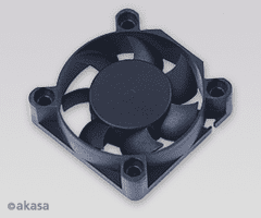 Akasa Ventilator - 40x10 mm - črn