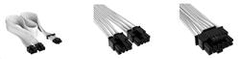 Corsair Premium kabel s posamičnim ohišjem, 12+4pin PCIe Gen 5 12VHPWR 600W, tip 4, BELI