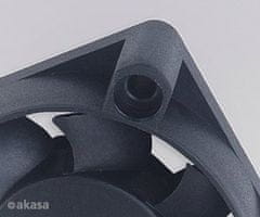 Akasa Ventilator - 40x10 mm - črn