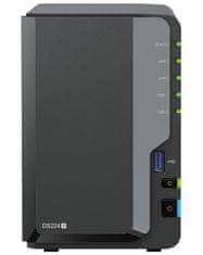 Synology DS224+ 2x SATA, 2 GB RAM, 2x USB 3.2, 2x GbE