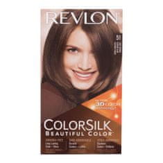 Revlon Colorsilk Beautiful Color Odtenek 51 light brown Set barva za lase Colorsilk Beautiful Color 59,1 ml + razvijalec 59,1 ml + balzam za lase 11,8 ml + rokavice za ženske