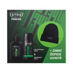 STR8 FREAK Set toaletna voda 100 ml + deodorant 150 ml + zimska kapa za moške