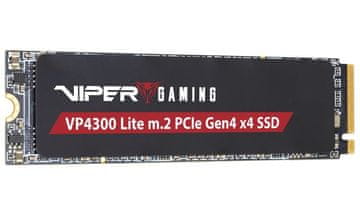 Patriot VIPER VP4300 Lite 4TB SSD / Notranji / M.2 PCIe Gen4 x4 NVMe / 2280 / DRAMLESS
