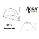 Acra BROTHER ST16 plažni šotor 220 x 115 x 115 cm