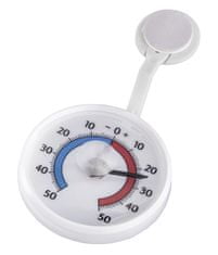 Hama analogni termometer z okencem/ okrogel/ bel