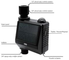 Immax NEO SMART namakalni ventil s solarno ploščo + senzor vlage v tleh, Zigbee, TUYA