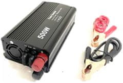 Eurocase pretvornik napetosti AC/DC 24V/230V/ 500W/ USB