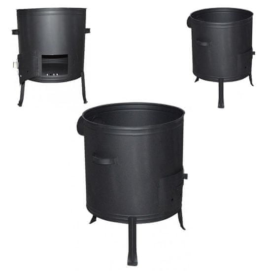 Kotelska peč ¤56cm 80L brez kotla (SUPER)