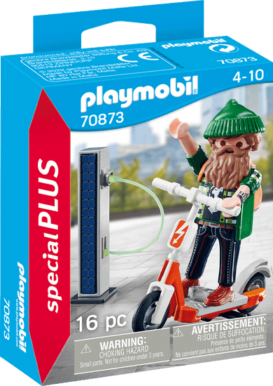 Playmobil PLAYMOBIL Special Plus 70873 Hipster z električnim skuterjem