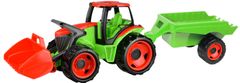 LENA Traktor z žlico in vozičkom