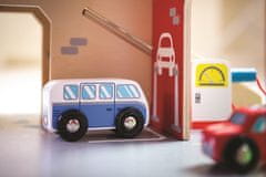 Bigjigs Toys Bigjigs igrače Garaža s parkiriščem