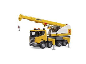 Bruder Gradbena vozila - Žerjav Scania Super 560R Liebherr z modulom L+S