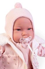 Antonio Juan 81383 Moj prvi REBORN ALEJANDRA - realistična dojenčkova lutka z mehkim tekstilnim telesom - 52 cm