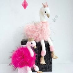 Doudou Histoire d´Ours Plišasta igrača temno roza flamingo 30 cm