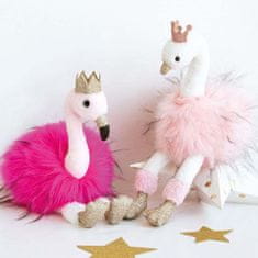 Doudou Histoire d´Ours Plišasta igrača temno roza flamingo 30 cm