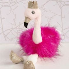 Doudou Histoire d´Ours Plišasta igrača temno roza flamingo 30 cm
