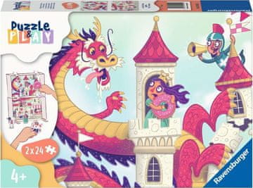 Ravensburger Puzzle&amp;Play: kraljestvo krofov 2x24 kosov