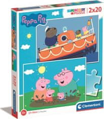 Clementoni Pepin Pig Puzzle 2x20 kosov